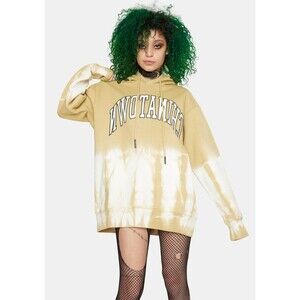 ChinaTown Market Reverse Arc Hoodie Tie Dye Tan Men's XL SS21 NWT